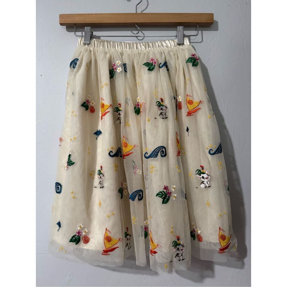 Hanna Anderson Disney Moana Embroidered skirt L